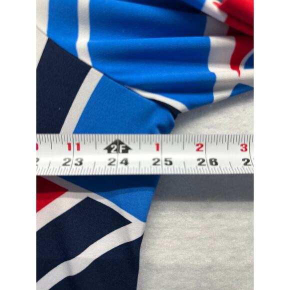 Alfred Dunner Stunner!  Boho Primary Color Design Women Tunic 1X Peek-a-boo - Picture 8 of 9